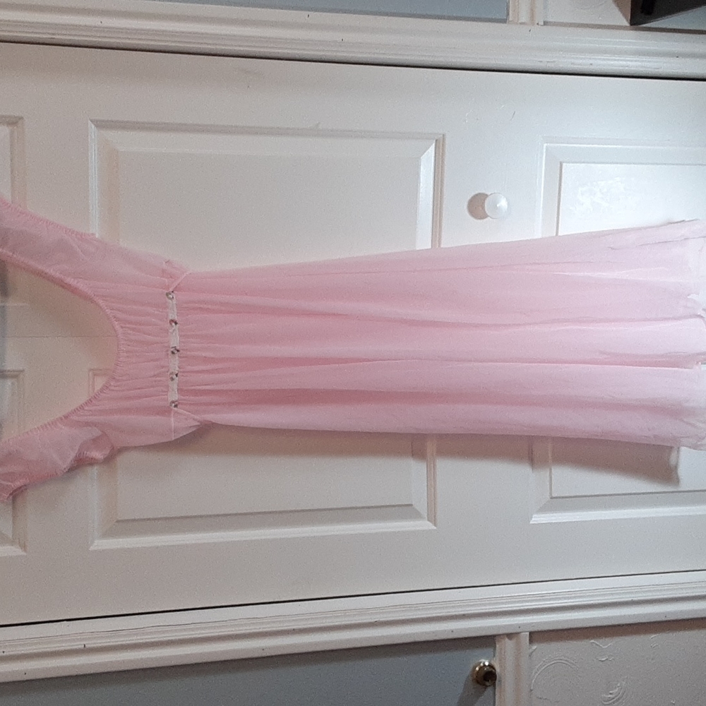 Vintage pink see through chemise